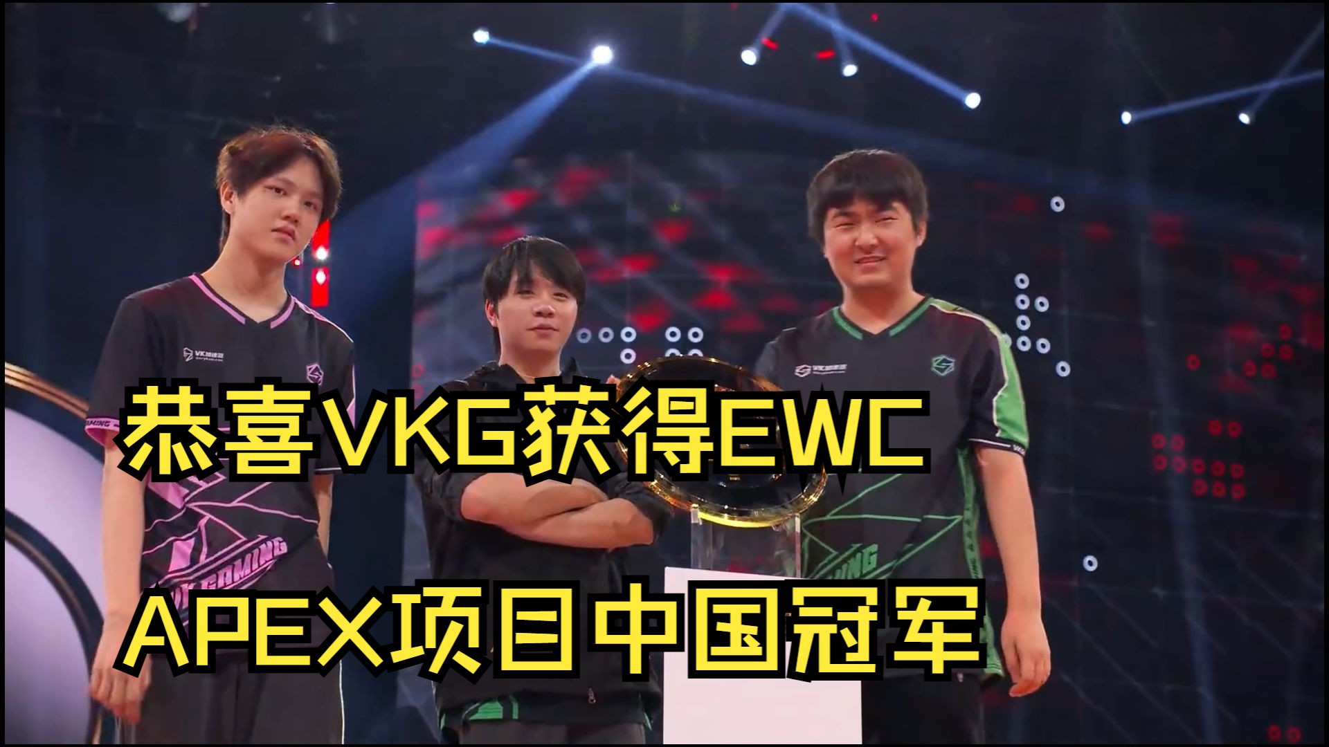 VKG鏖战九局登顶利雅得，斩获电竞世界杯APEX项目冠军！的简单介绍